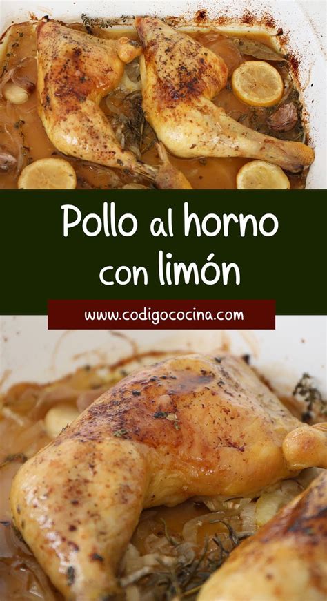 Pollo Al Horno Con Lim N Receta F Cil C Digo Cocina Receta