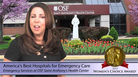 Emergency Services At Osf Saint Anthony S Health Center 2015 Women S Choice Award Emergency