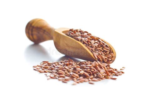 Flax Seeds, Linen Seeds or Linseeds Stock Image - Image of health ...