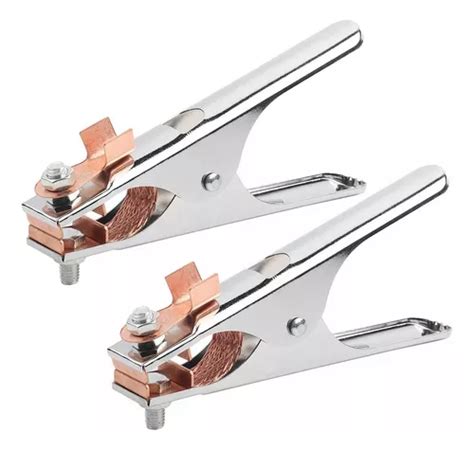 2×braçadeira De Aterramento Galvanizada 300a Clipe De Terra