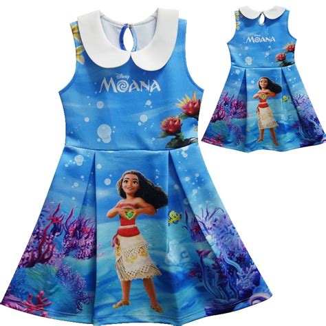 Movie Princess Moana Costume For Kids Moana Princess Dress Cosplay