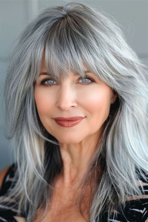 30 Stunning Hairstyles For Women Over 50 With Bangs Artofit