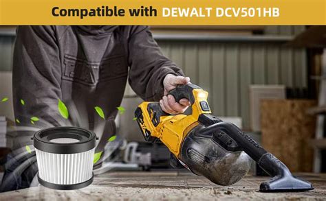 Amazon 3 Pack DCV501HB HEPA Filters For DEWALT 20V Cordless