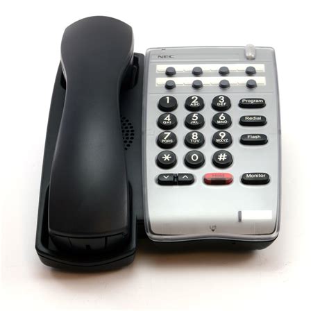 Nec Dtr Hm Black Line Analog Telephone