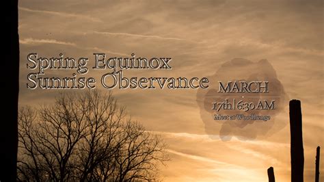 Spring Equinox Sunrise Observance 2024 – Cahokia Mounds State Historic Site