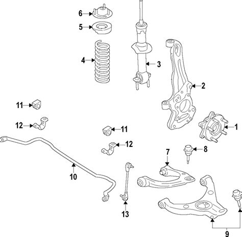 Ford Ranger Suspension Control Arm (Front, Lower) - KB3Z3078A | Havre ...