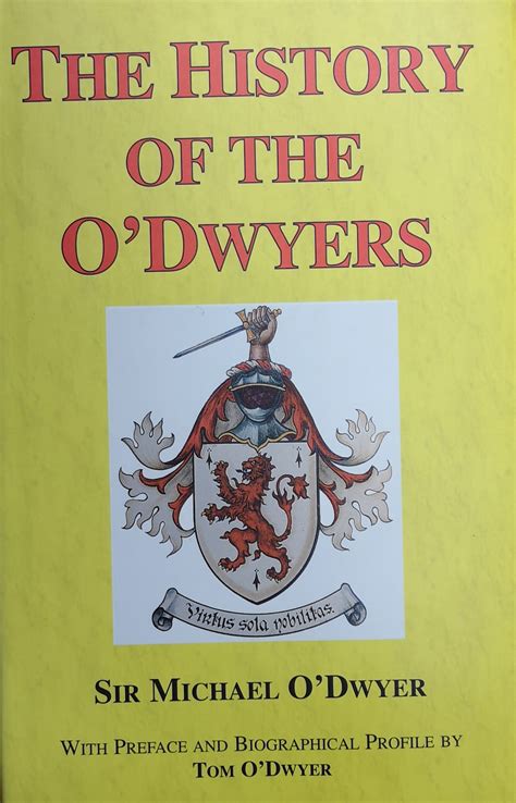 The History Of The Odwyers Sir Michael Odwyer Offaly History