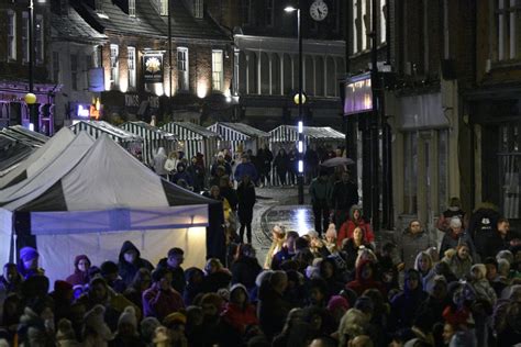 Grantham Christmas Market Lights Switch On Gallery