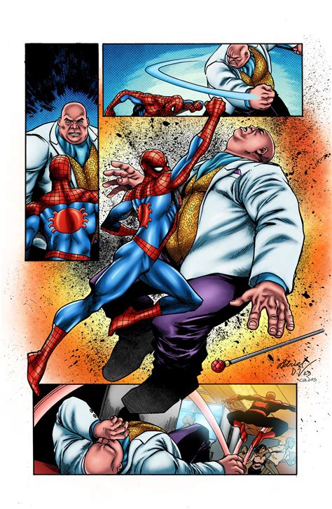 Spider-Man vs Kingpin page COLORS sample by AdrielDallaVecchia on ...