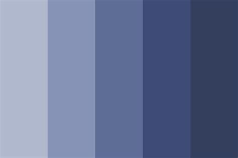 Very Cool Quite Literally Blues Color Palette