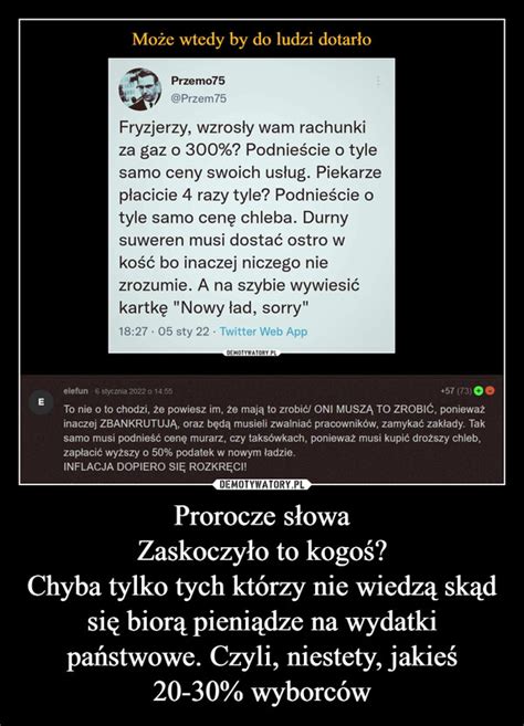 Prorocze S Owa Zaskoczy O To Kogo Chyba Tylko Tych Kt Rzy Nie Wiedz