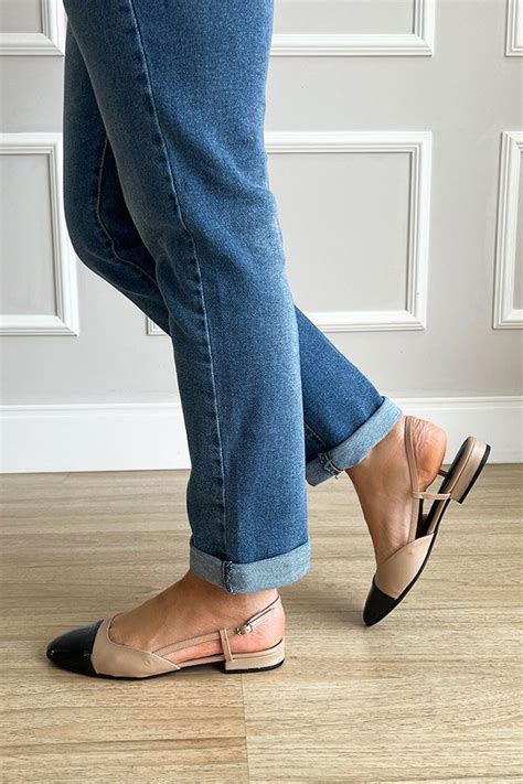 Sapatilha Flat Slingback Bia Nude