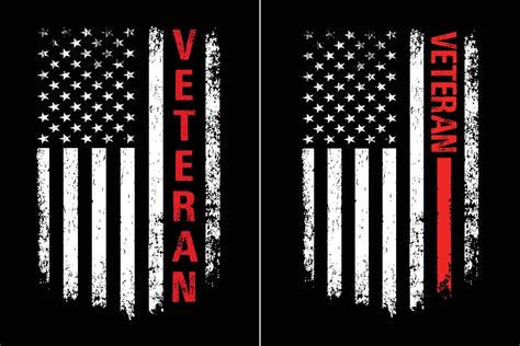 American Veteran Flag Design 22479333 Vector Art at Vecteezy