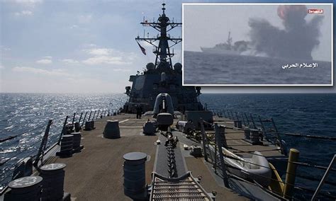 Us Navy Destroyer Sent To Patrol Off Coast Of Yemen Daily Mail Online