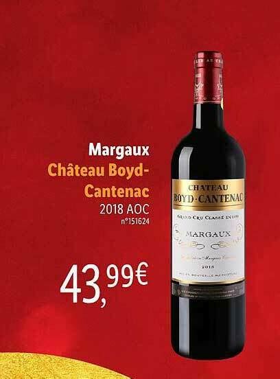 Promo Margaux Ch Teau Boyd Cantenac Aoc Chez Lidl