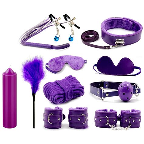 Pcs Bdsm Toys Leather Bondage Sets Restraint Kits For Couples