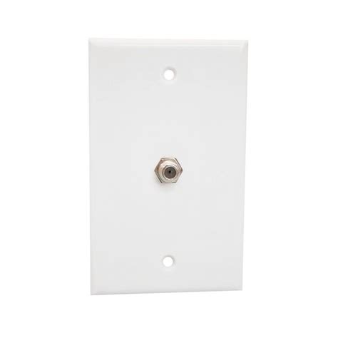 Quest Technology International Tv Wall Plate Single F81 White Vwp 1102 Zoro