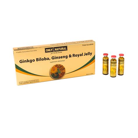 Ginkgo Biloba Ginseng Si Royal Jelly 10 Fiole X 10 Ml Onl Bebe Tei