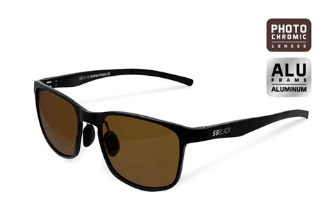 Photochromic Sunglasses Delphin Sg Black Brown Glass