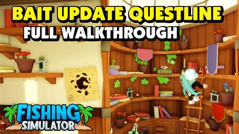 Fishing Simulator Bait Questline Walkthrough Update Youtube