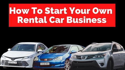 How To Start A Car Rental Business YouTube