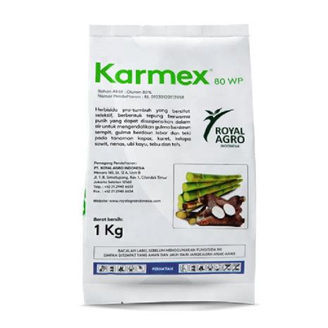 Jual KARMEX 80WP 500 Gr DIURON Herbisida Sistemik Purna Tumbuh Racun