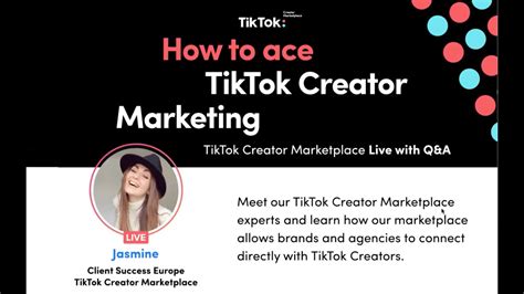 How To Ace Tiktok Creator Marketing Tiktok Creator Marketplace With Q