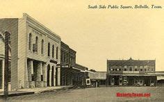 South Side of the Public Square, Bellville, Texas 1900s Public Square ...