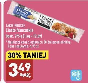 Promocja Ciasto Francuskie Takie Proste W ALDI