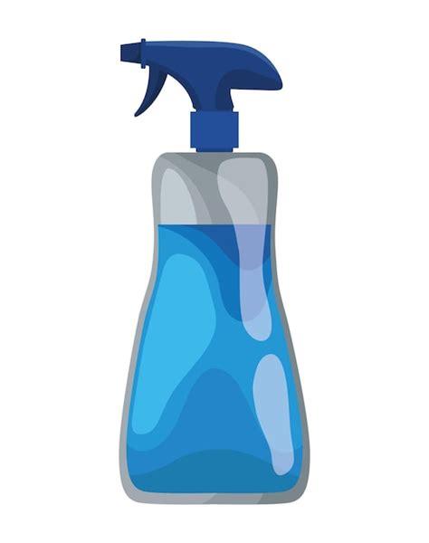 Icono De Producto De Limpieza De Botella De Spray Vector Gratis