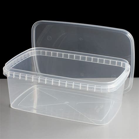 Milan Transparent Rectangular Tamper Proof Container For Packaging