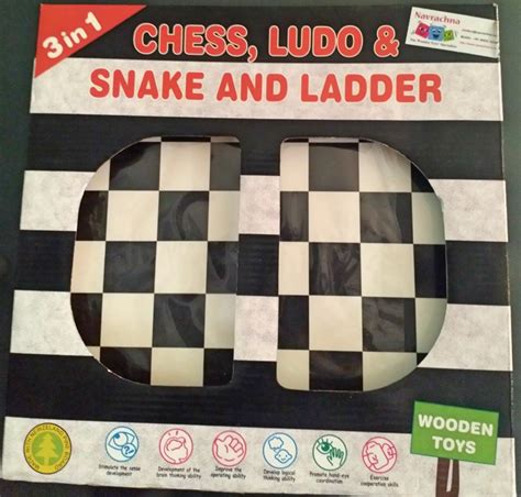 Wood 3 In 1 Chess Ludo And Snake And Ladder At Rs 595 Piece In Gurgaon