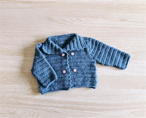 Crochet Baby Cardigan | AllFreeCrochet.com