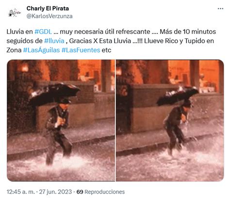 Lluvia en Guadalajara Tláloc 0 1 San Juan tapatíos reaccionan con