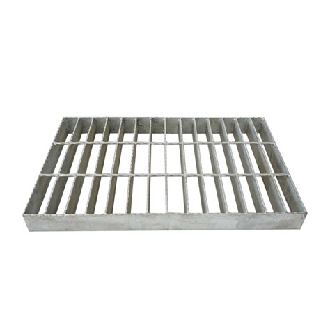 Hot DIP Galvanized Mild Steel Grating Roadway Drainage Cover With Frame China Grating And