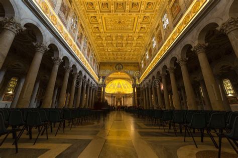 Papal Basilica Of Saint Paul Outside The Walls Rome Italy Editorial