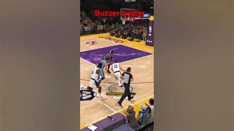 Buzzer Beating Dunk Headtop 2k 2k23 Basketball Youtube