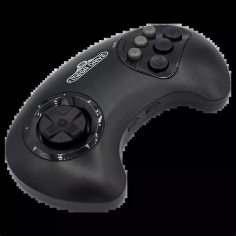 Retro Bit Sega Megadrive Big Ghz Wireless Controller Black