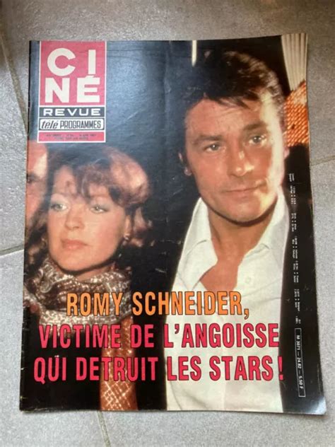 Cine Revue N Juin Romy Schneider Alain Delon Eur