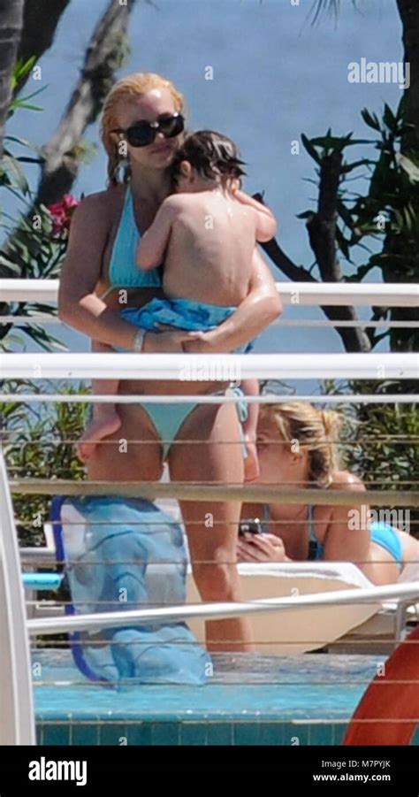MIAMI BEACH FL MARCH EXCLUSIVE COVERAGE Britney Spears Has A Small Bikini Malfunction