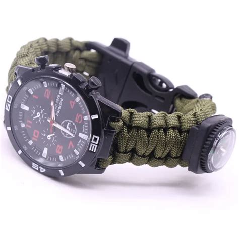 Survival Watch Camping Hiking Military Tactical Gear Outdoor Camping