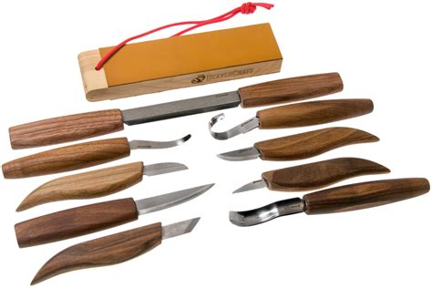 BeaverCraft Deluxe Large Wood Carving Tool Set S50X Wood Carving Set