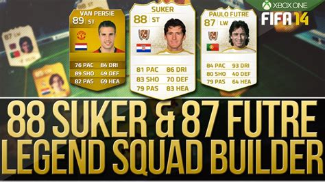 88 Suker And 87 Futre Legend Squad Builder Next Gen Fifa 14 Ultimate