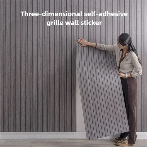 Самоклеящиеся решетки из пенопласта, 3D декоративные наклейки на стену ...