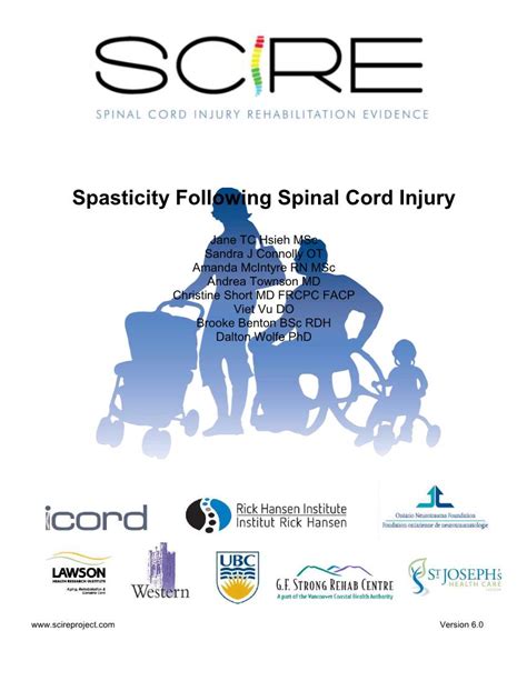 Spasticity Following Spinal Cord Injury Docslib