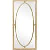 Stylewell Medium Rectangle Gold Antiqued Classic Mirror In H X