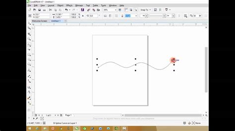 Coreldraw X Tutorials Free Hand Tools Drawingtools Youtube