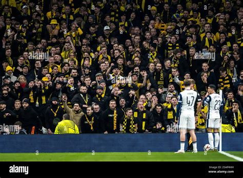 250130 Supporters Of Elfsborg During The UEFA Europa League Football