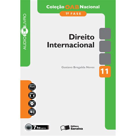 Livro Direito Internacional Cole O Oab Nacional Fase Vol