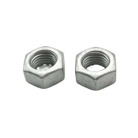 Wholesale Hot Dip Galvanized Hex Nut Carbon Steel Hexagonal Nut For